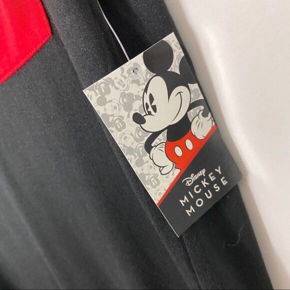 Disney T Shirt WMNS S Black Mickey Mouse Pocket Buddy World Lightweight Ears - Picture 3 of 6